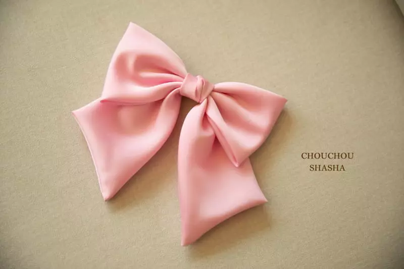 Chouchou Shasha - Korean Children Fashion - #fashionkids - Big Ribbon Hairpin - 3