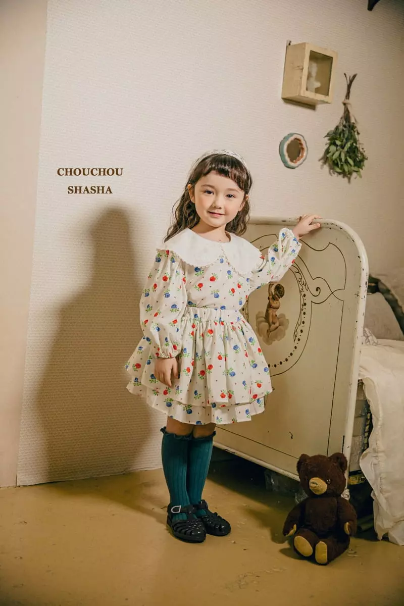 Chouchou Shasha - Korean Children Fashion - #fashionkids - Rose Blouse - 5
