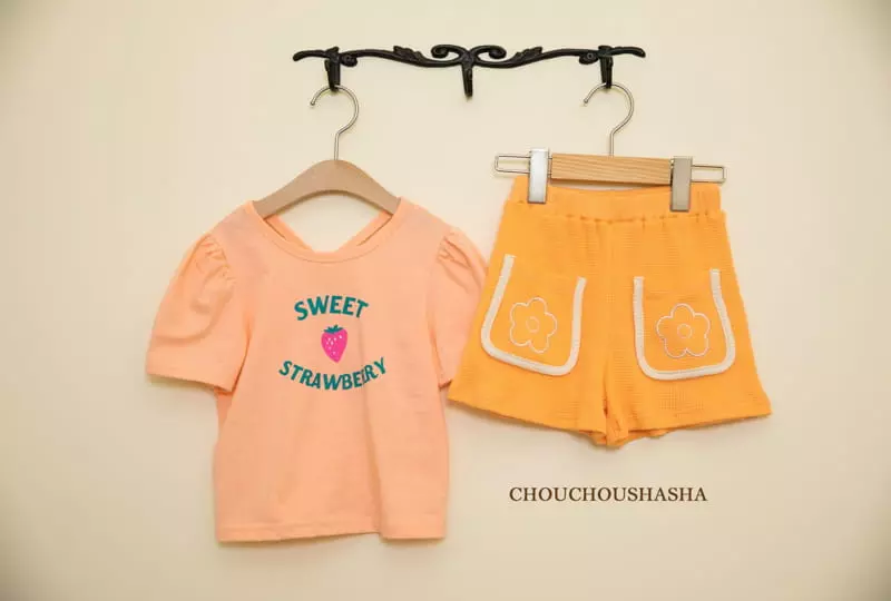 Chouchou Shasha - Korean Children Fashion - #kidsshorts - Sweet Tee - 10