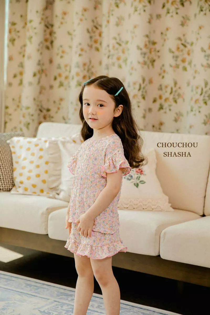 Chouchou Shasha - Korean Children Fashion - #fashionkids - Sugar Top Bottom Set - 4