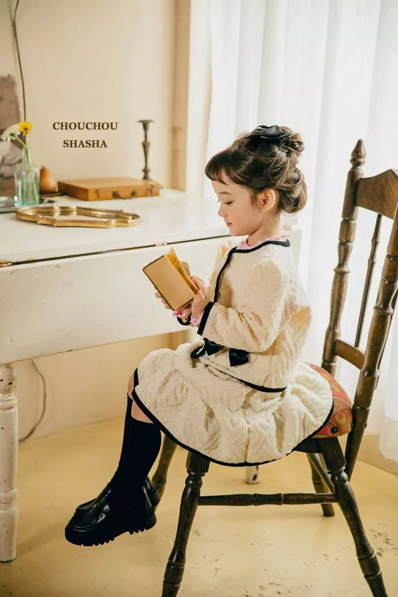 Chouchou Shasha - Korean Children Fashion - #kidsshorts - Jenny Top Bottom Set - 10