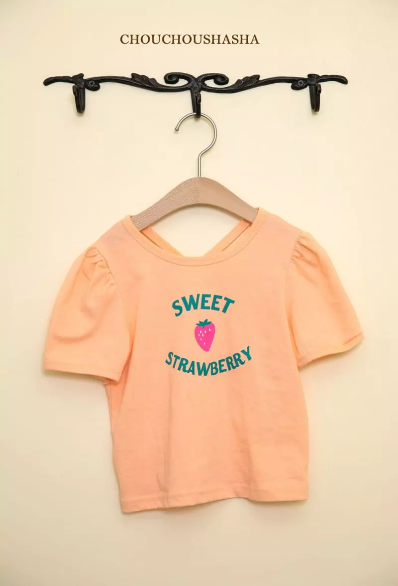 Chouchou Shasha - Korean Children Fashion - #kidsstore - Sweet Tee - 11