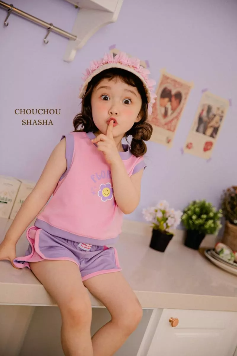 Chouchou Shasha - Korean Children Fashion - #kidsstore - Flower Tee - 10