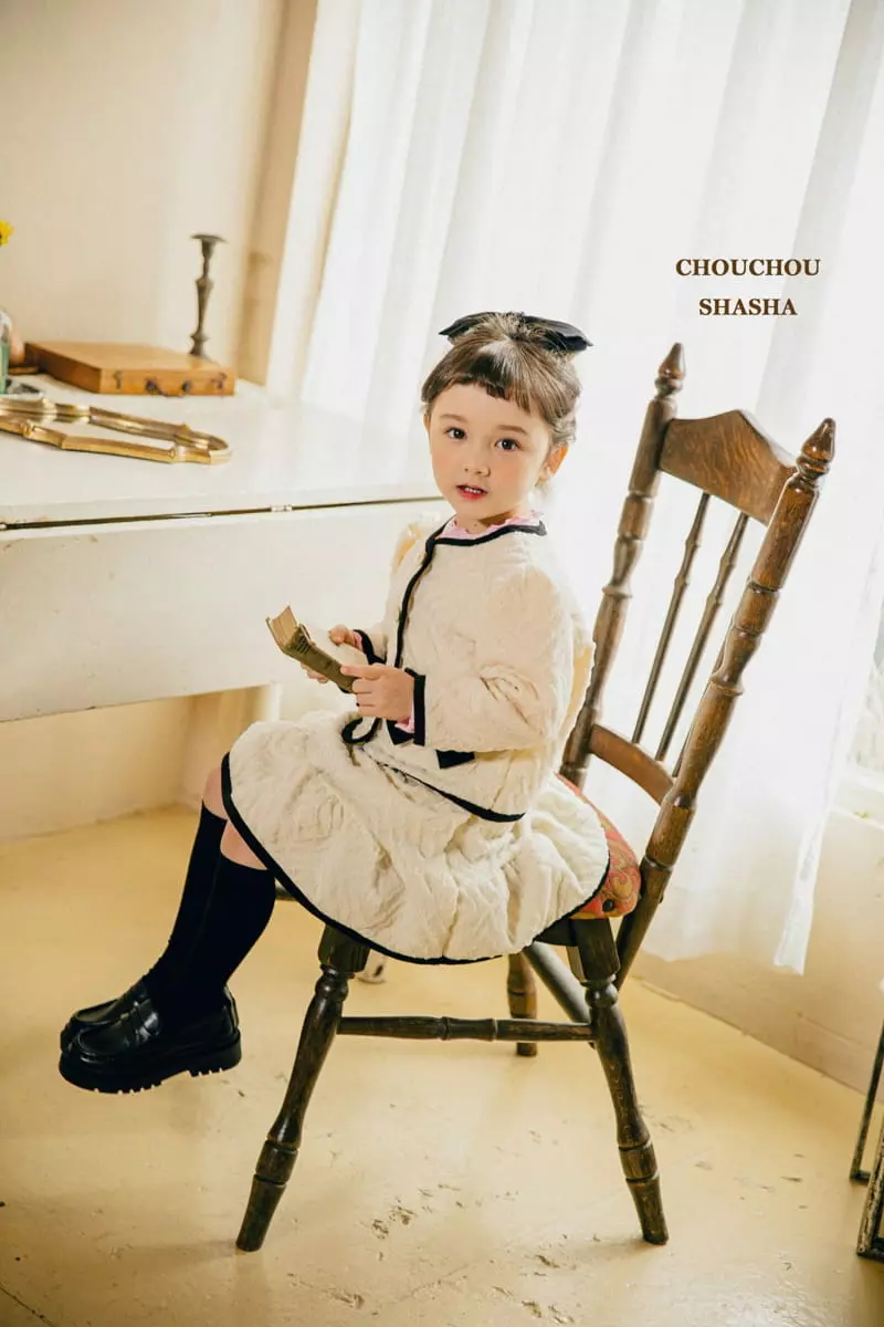 Chouchou Shasha - Korean Children Fashion - #kidsstore - Jenny Top Bottom Set - 11