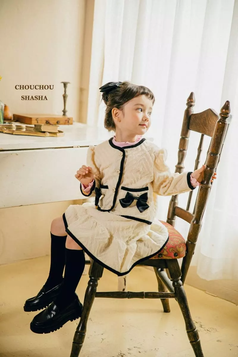 Chouchou Shasha - Korean Children Fashion - #kidzfashiontrend - Jenny Top Bottom Set - 12