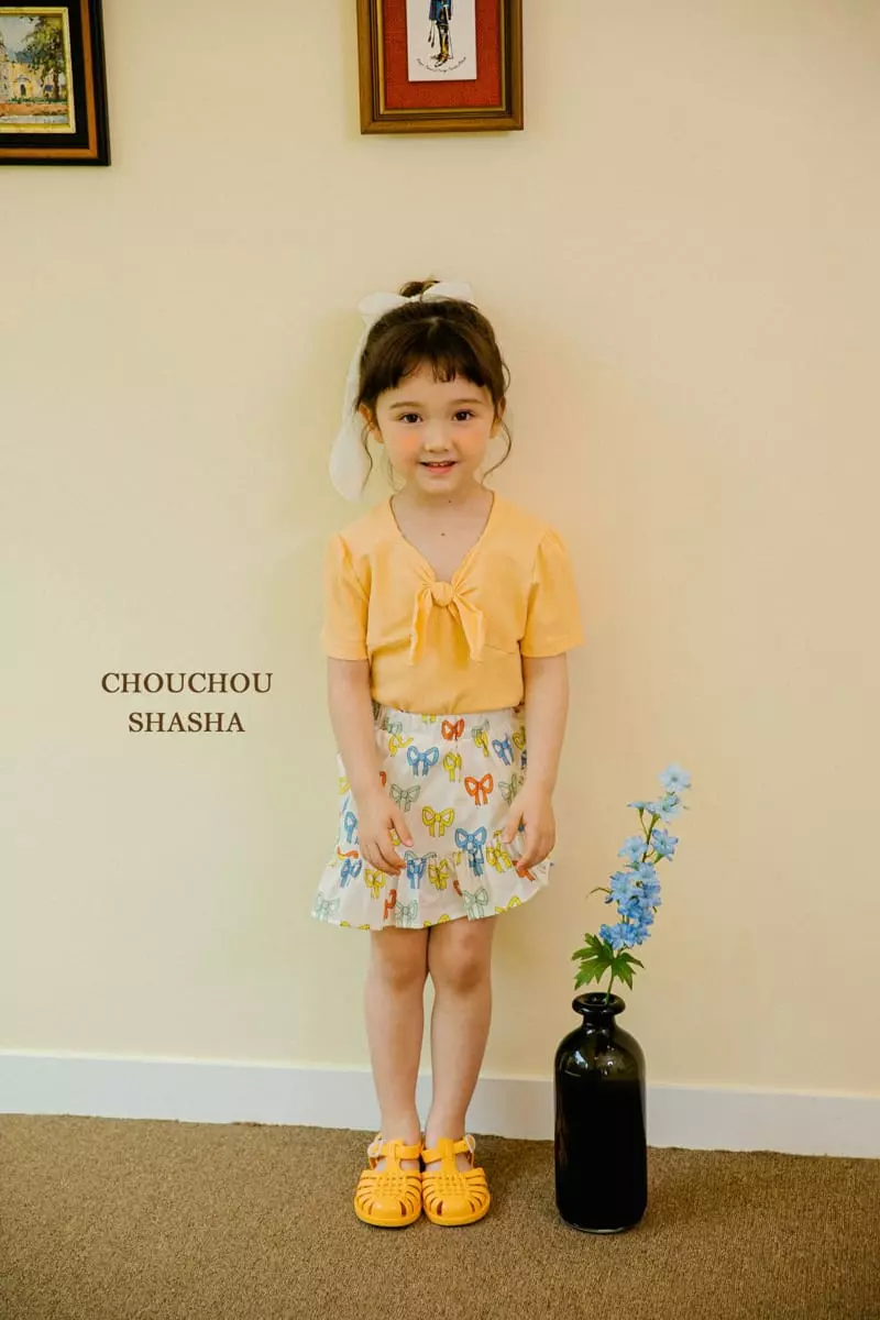 Chouchou Shasha - Korean Children Fashion - #littlefashionista - Ribbon Tee - 11