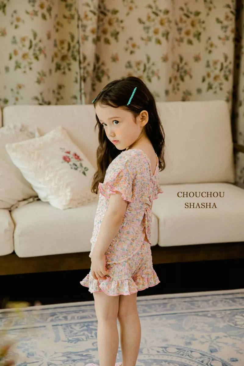 Chouchou Shasha - Korean Children Fashion - #littlefashionista - Sugar Top Bottom Set - 8