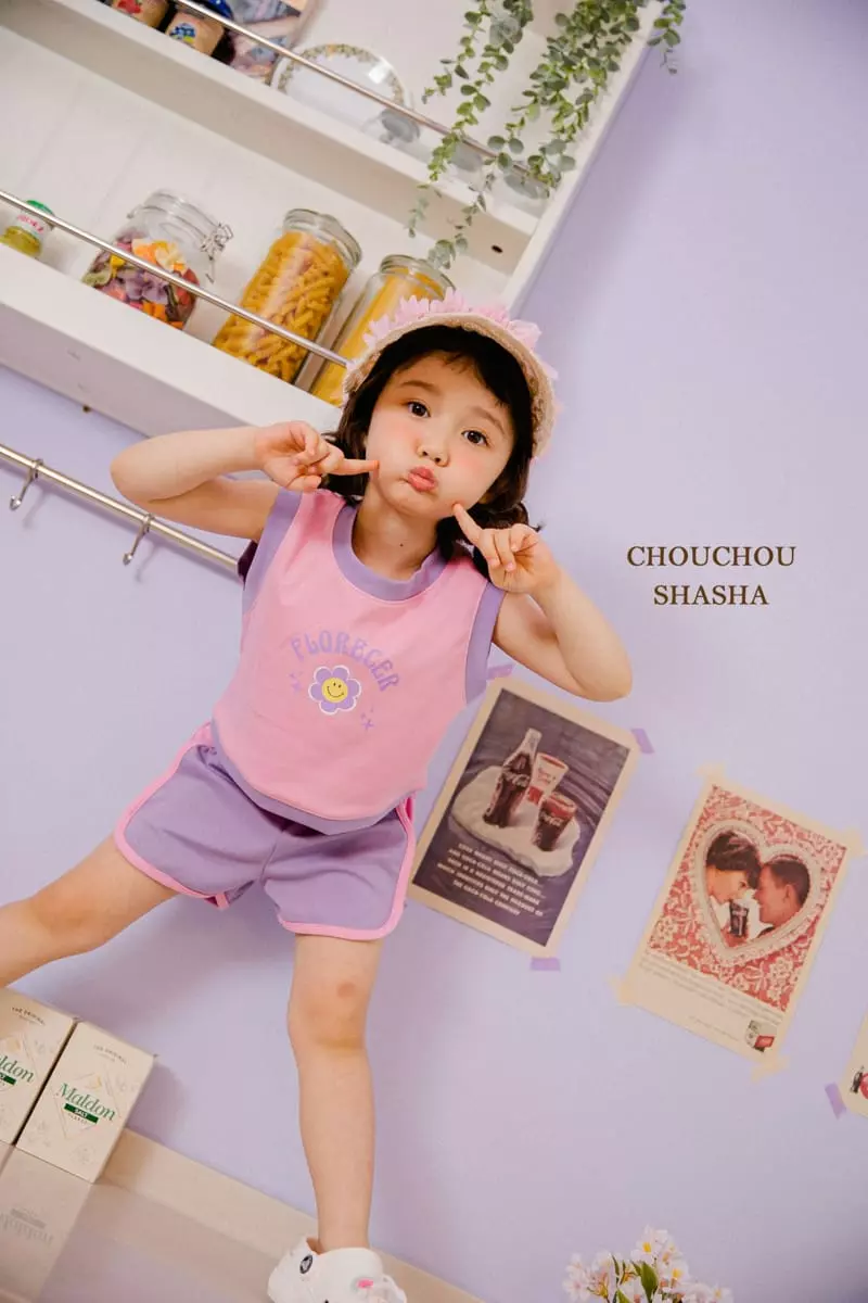 Chouchou Shasha - Korean Children Fashion - #minifashionista - Flower Tee