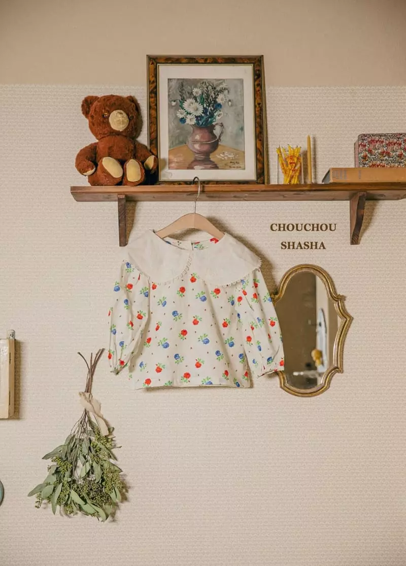 Chouchou Shasha - Korean Children Fashion - #minifashionista - Rose Blouse - 12