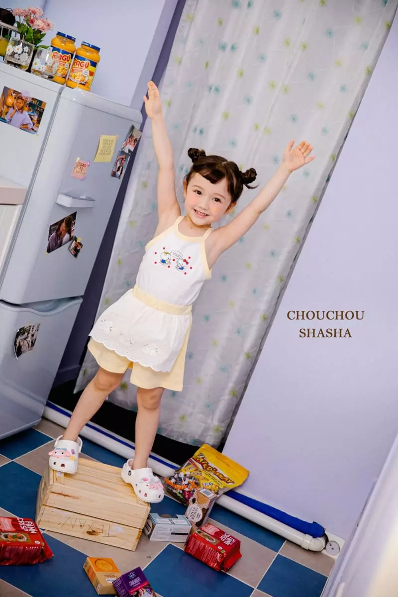 Chouchou Shasha - Korean Children Fashion - #prettylittlegirls - Lace Currot Pants - 9