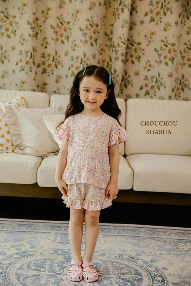 Chouchou Shasha - Korean Children Fashion - #todddlerfashion - Sugar Top Bottom Set - 12