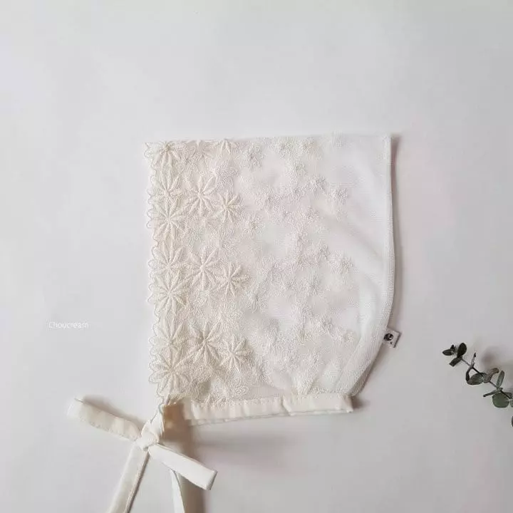 Choucream - Korean Baby Fashion - #babyboutique - Lace Bonnet - 10