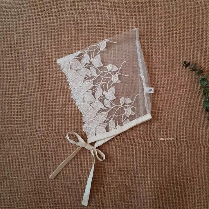 Choucream - Korean Baby Fashion - #babyboutique - Lace BOnnet - 2