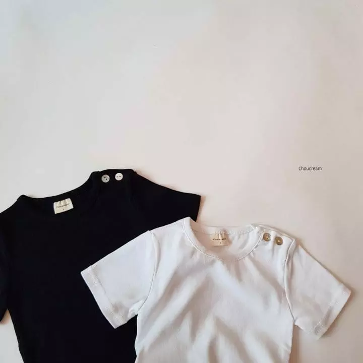 Choucream - Korean Baby Fashion - #babyclothing - Bebe Basic Tee