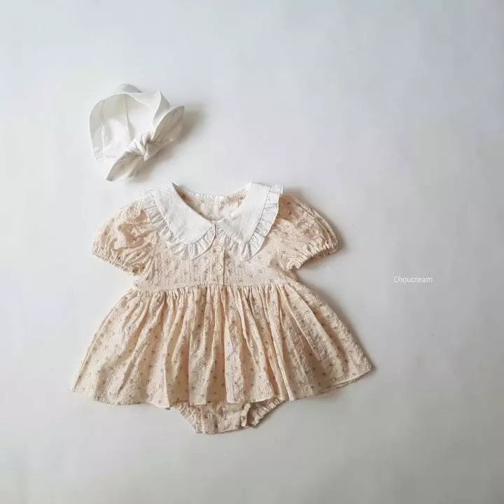 Choucream - Korean Baby Fashion - #babyclothing - Rolly Collar Bodysuit