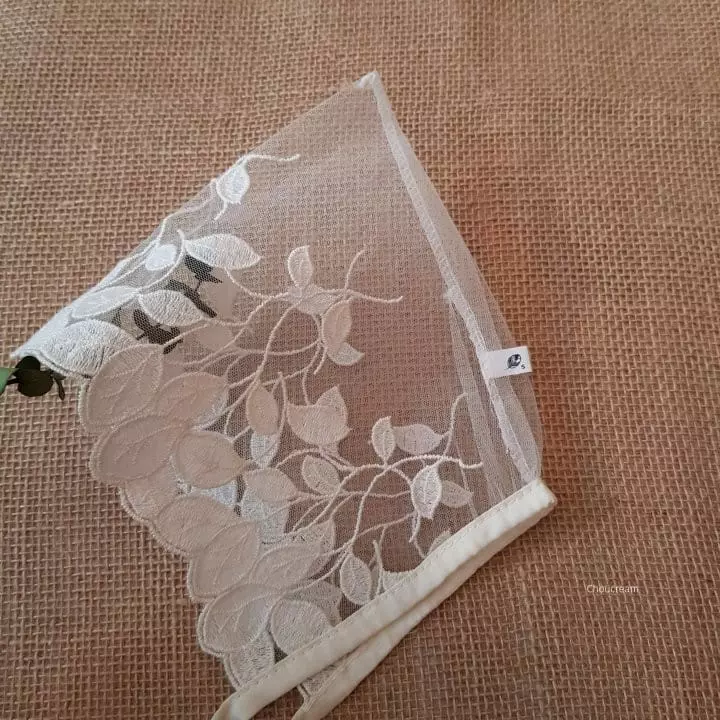 Choucream - Korean Baby Fashion - #babyclothing - Lace BOnnet - 5