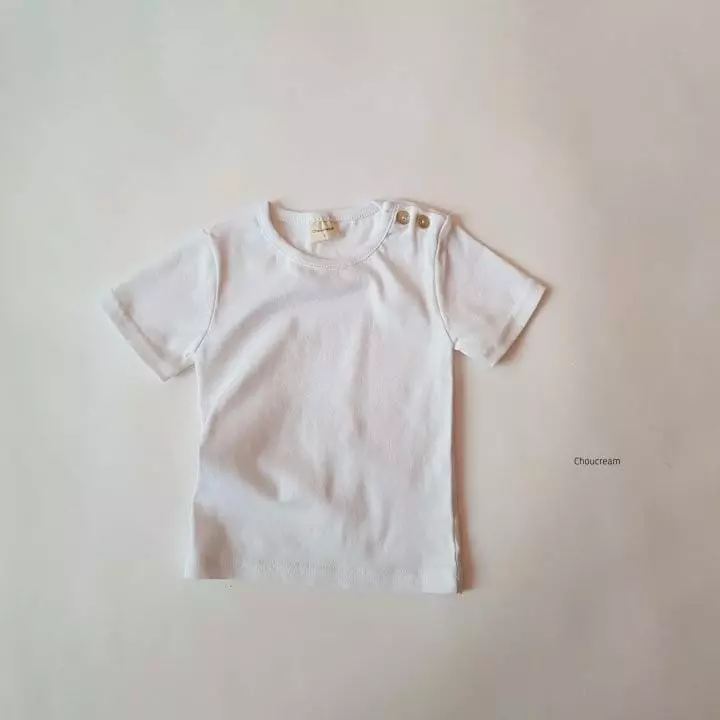 Choucream - Korean Baby Fashion - #babyfashion - Bebe Basic Tee - 2