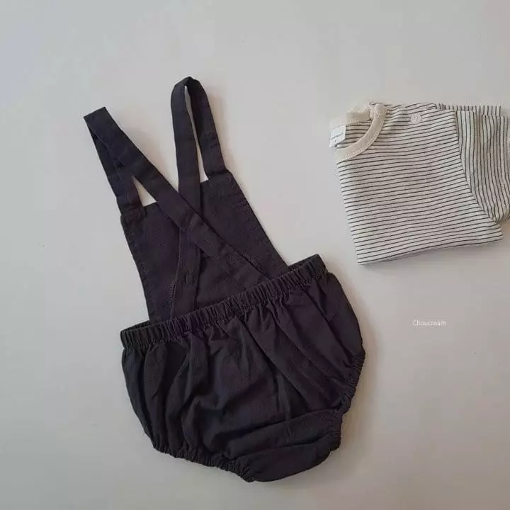 Choucream - Korean Baby Fashion - #babyfashion - Bebe Dungarees Bodydsuit - 10