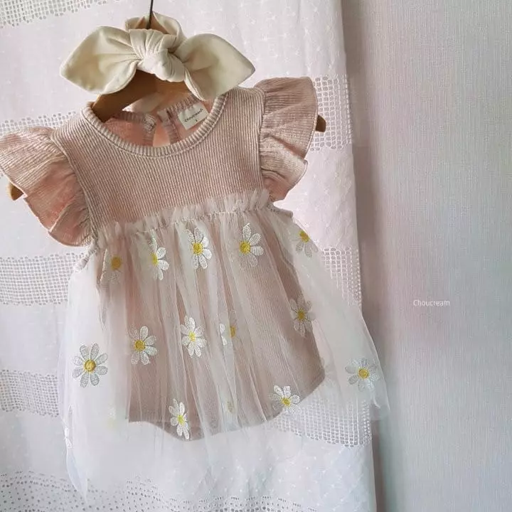 Choucream - Korean Baby Fashion - #babyfashion - Daisy Bodysuit - 6