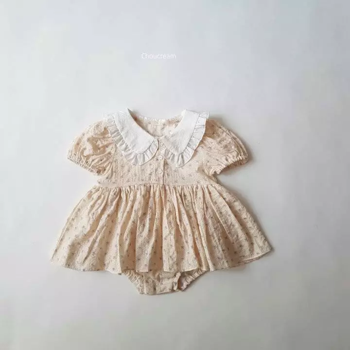 Choucream - Korean Baby Fashion - #babyfashion - Rolly Collar Bodysuit - 2