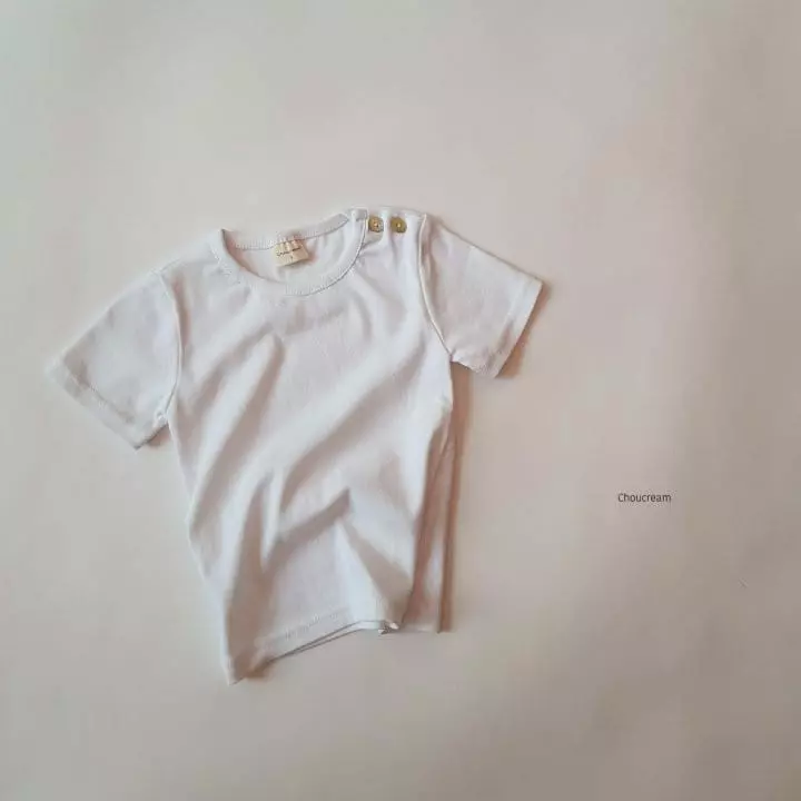 Choucream - Korean Baby Fashion - #babyfever - Bebe Basic Tee - 3