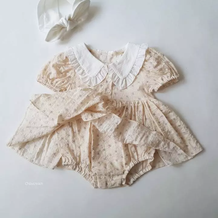Choucream - Korean Baby Fashion - #babyfever - Rolly Collar Bodysuit - 3