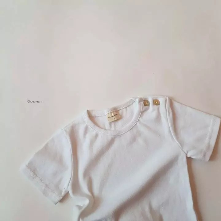 Choucream - Korean Baby Fashion - #babyfever - Bebe Basic Tee - 4
