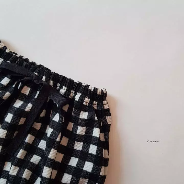 Choucream - Korean Baby Fashion - #babygirlfashion - Check Bloomer - 2