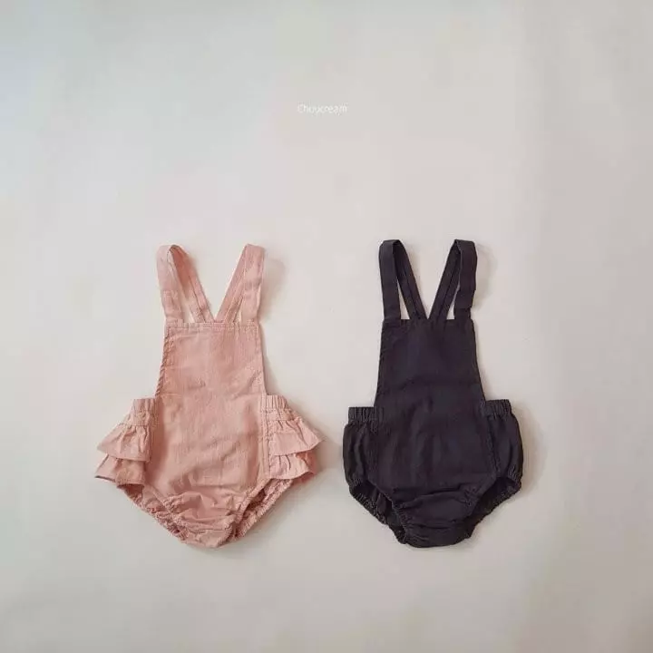Choucream - Korean Baby Fashion - #babygirlfashion - Bebe Dungarees Bodydsuit - 12