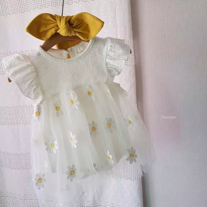Choucream - Korean Baby Fashion - #babygirlfashion - Daisy Bodysuit - 8