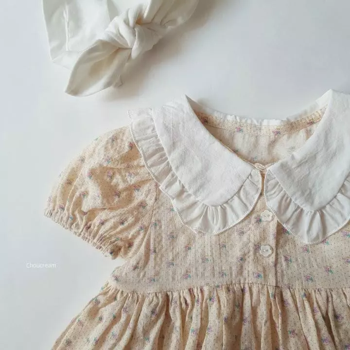 Choucream - Korean Baby Fashion - #babyfever - Rolly Collar Bodysuit - 4