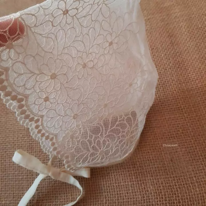 Choucream - Korean Baby Fashion - #babygirlfashion - Lace BOnnet - 8
