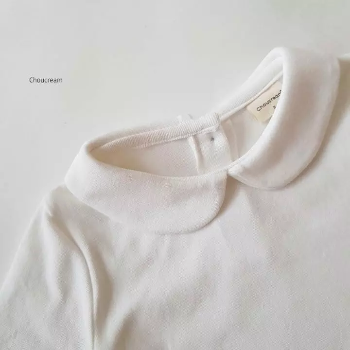 Choucream - Korean Baby Fashion - #babygirlfashion - Bebe Collar Tee - 4