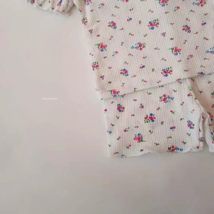 Choucream - Korean Baby Fashion - #babylifestyle - Puff Flower Easywear - 7