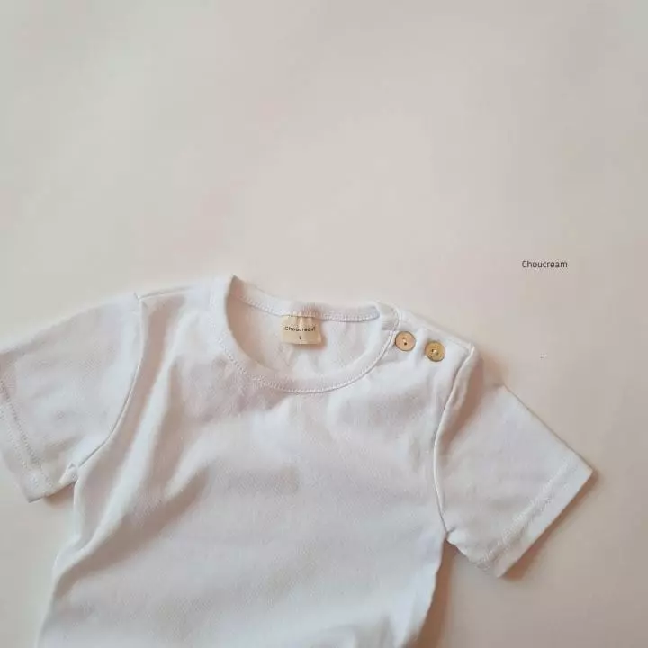 Choucream - Korean Baby Fashion - #babyoninstagram - Bebe Basic Tee - 6