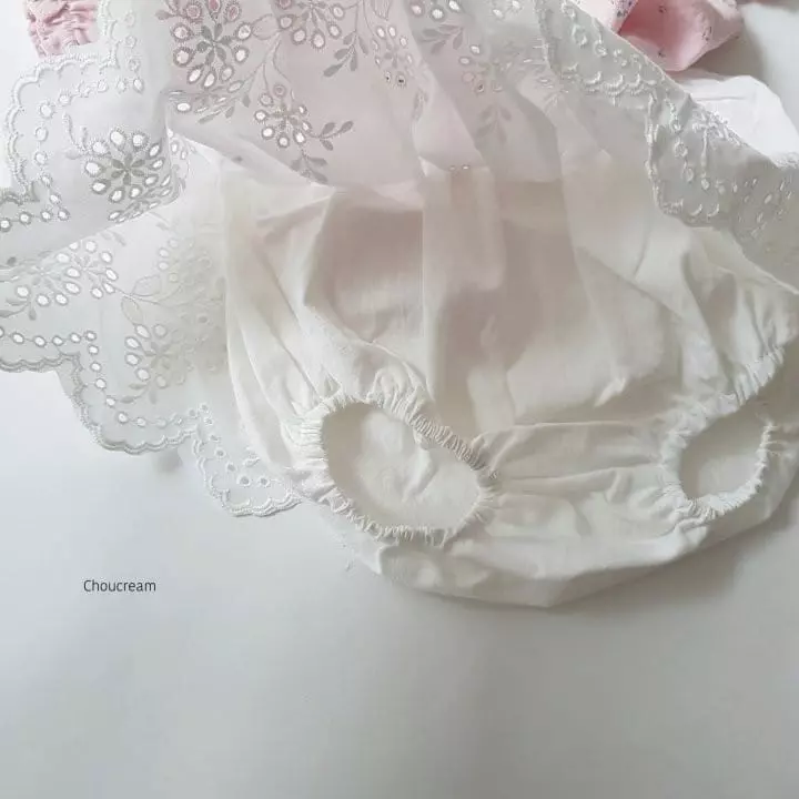 Choucream - Korean Baby Fashion - #babyoninstagram - Lace Frill Bloomer - 7