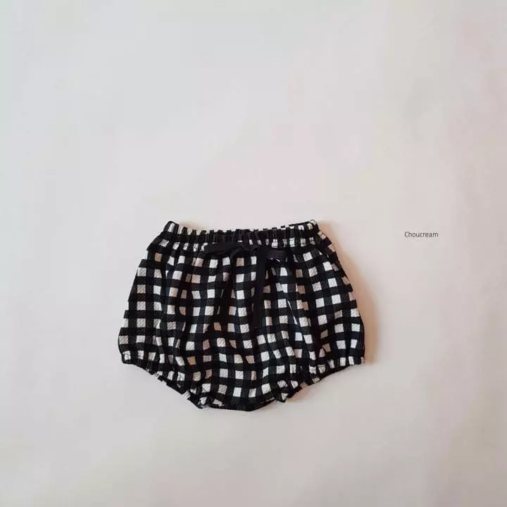 Choucream - Korean Baby Fashion - #babyootd - Check Bloomer - 5