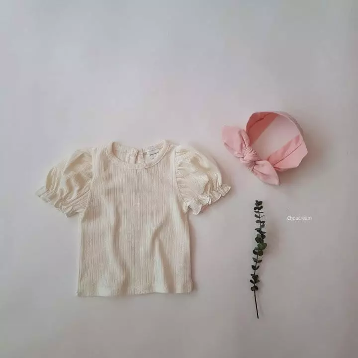 Choucream - Korean Baby Fashion - #babyootd - Bebe Puff Tee - 2