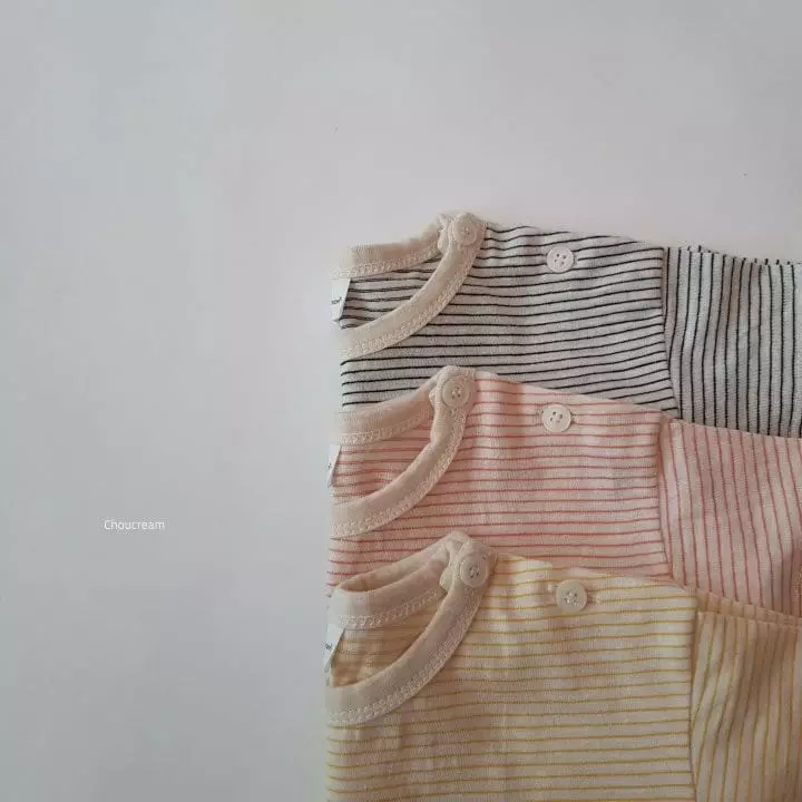 Choucream - Korean Baby Fashion - #babyootd - Bebe Stripes Tee