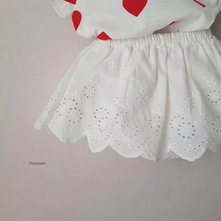 Choucream - Korean Baby Fashion - #babyootd - Lace Frill Bloomer - 8