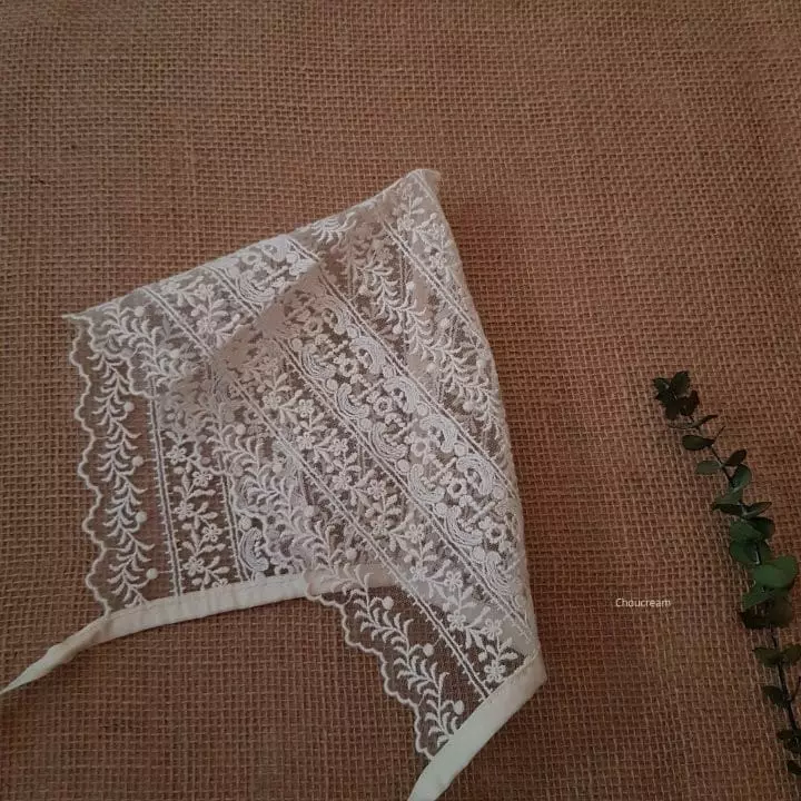 Choucream - Korean Baby Fashion - #babyootd - Lace BOnnet - 11