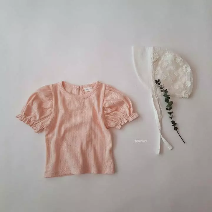 Choucream - Korean Baby Fashion - #babyoutfit - Bebe Puff Tee - 3