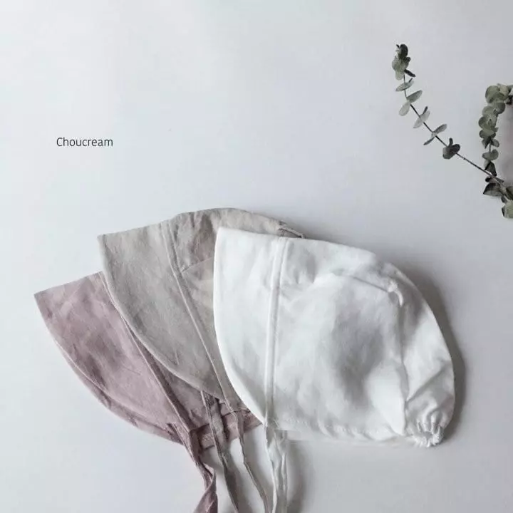 Choucream - Korean Baby Fashion - #babyoutfit - Line Bonnet - 3