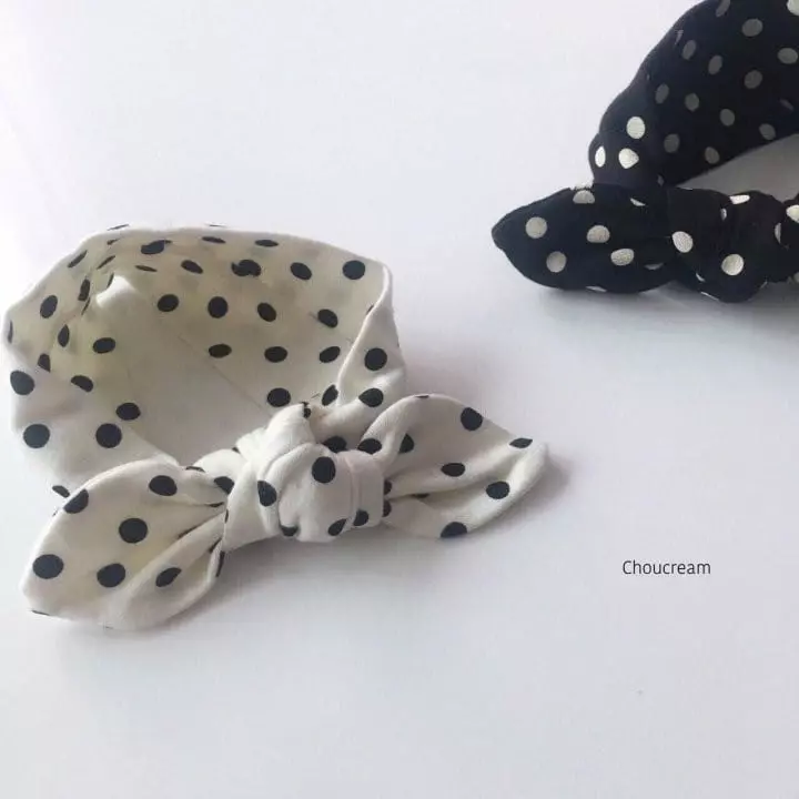 Choucream - Korean Baby Fashion - #babyoutfit - Dot Hairband - 2