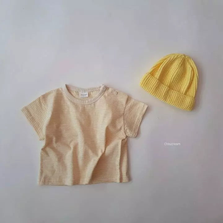 Choucream - Korean Baby Fashion - #babyoutfit - Bebe Stripes Tee - 4
