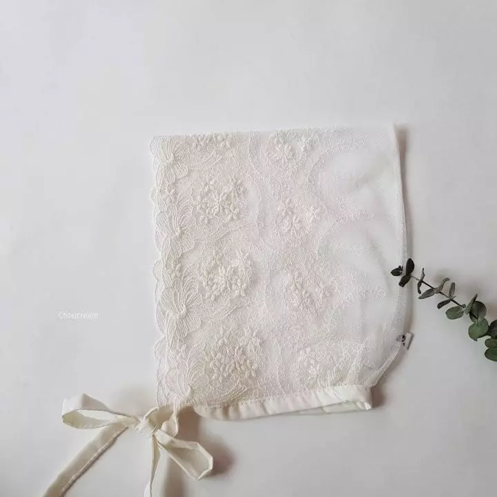 Choucream - Korean Baby Fashion - #babywear - Lace Bonnet - 6