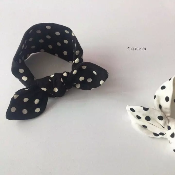 Choucream - Korean Baby Fashion - #babyoutfit - Dot Hairband - 4