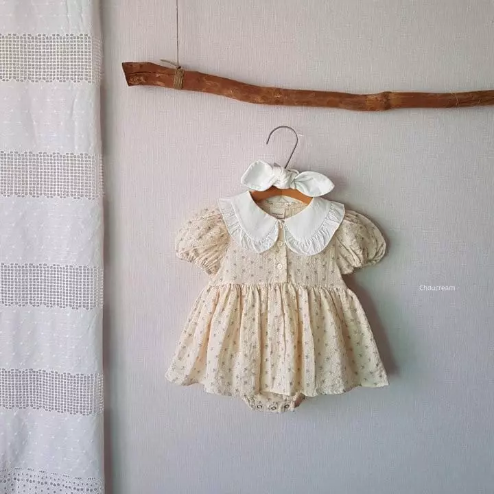 Choucream - Korean Baby Fashion - #onlinebabyboutique - Rolly Collar Bodysuit - 11
