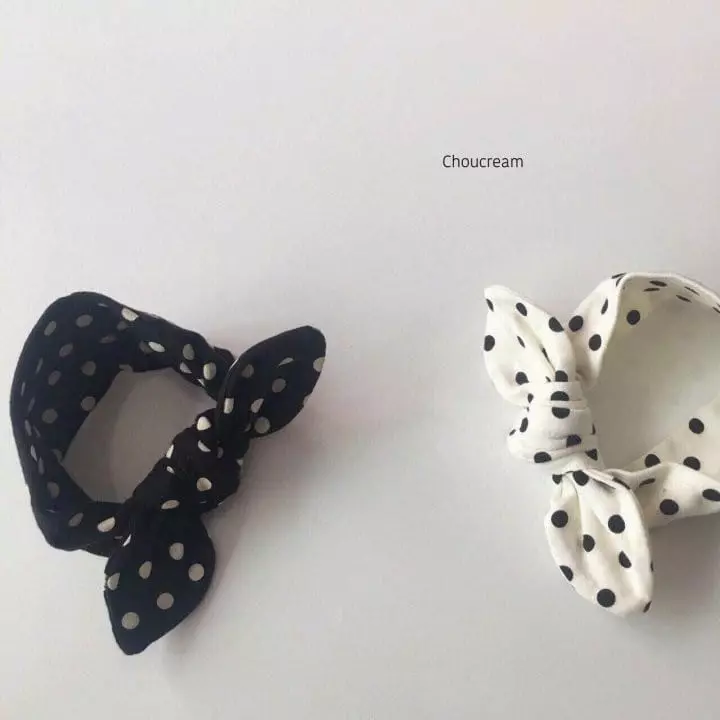 Choucream - Korean Baby Fashion - #onlinebabyboutique - Dot Hairband - 5