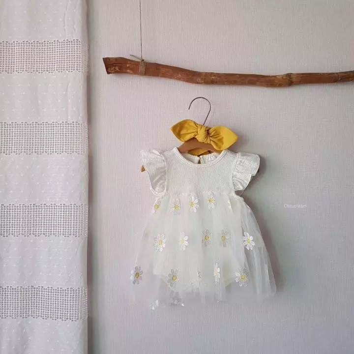Choucream - Korean Baby Fashion - #onlinebabyshop - Daisy Bodysuit